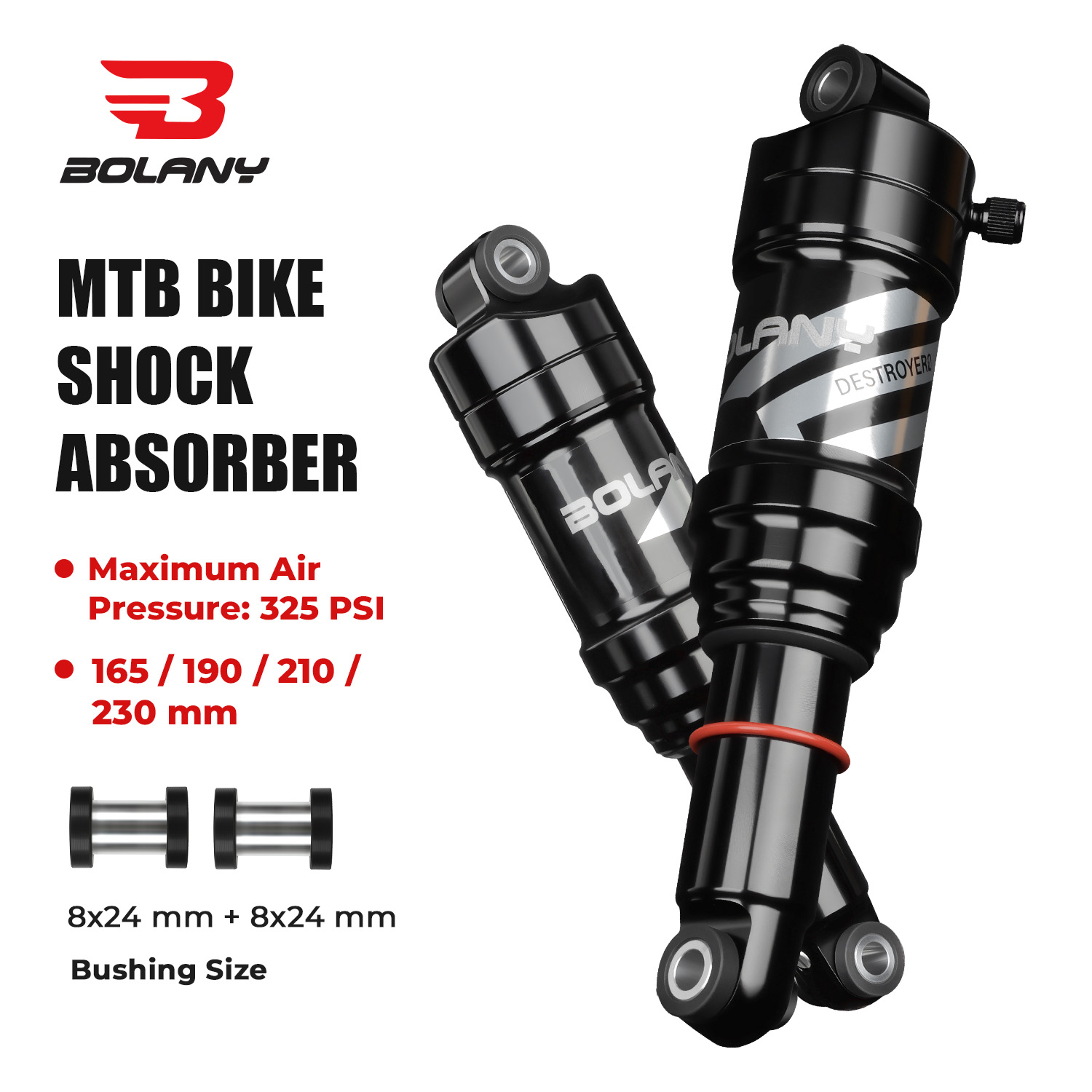 Mountain Biking Trails - BOLANY Mountain Bike Air Rear Shock