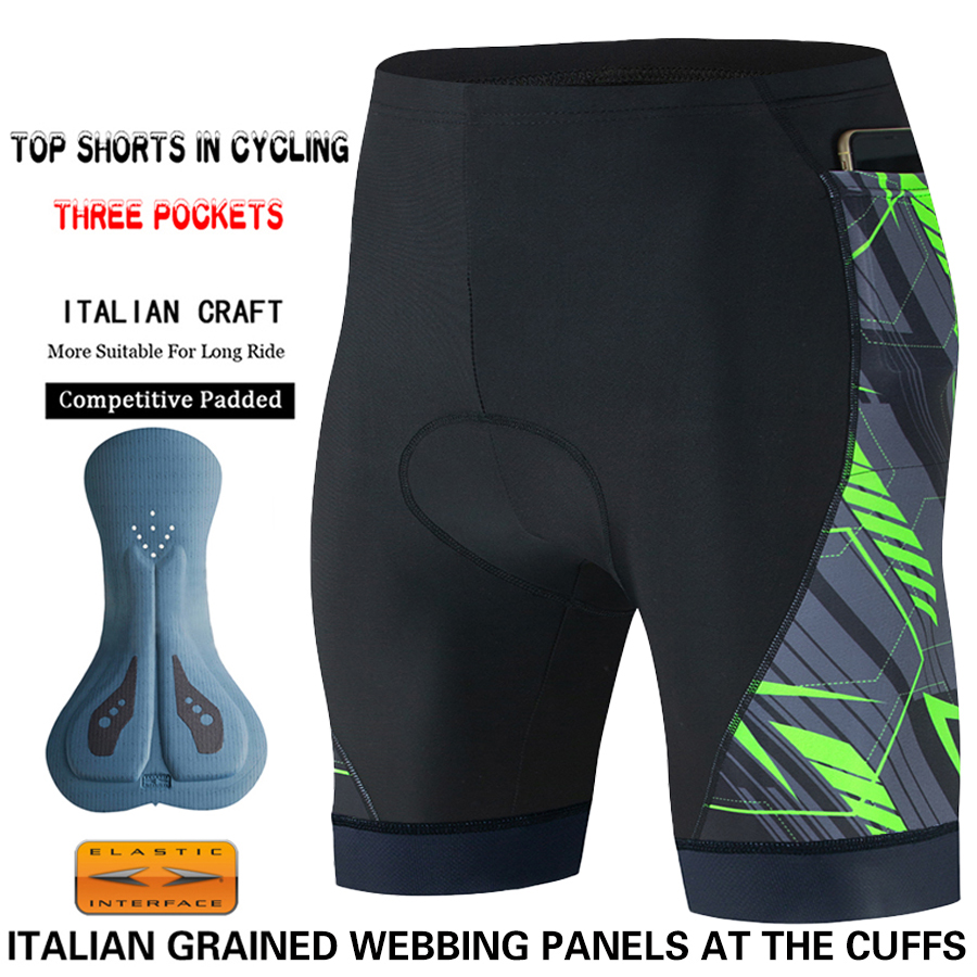 Mountain Biking Outfit - 3 Pockets Men's Cycling Shorts MTB
