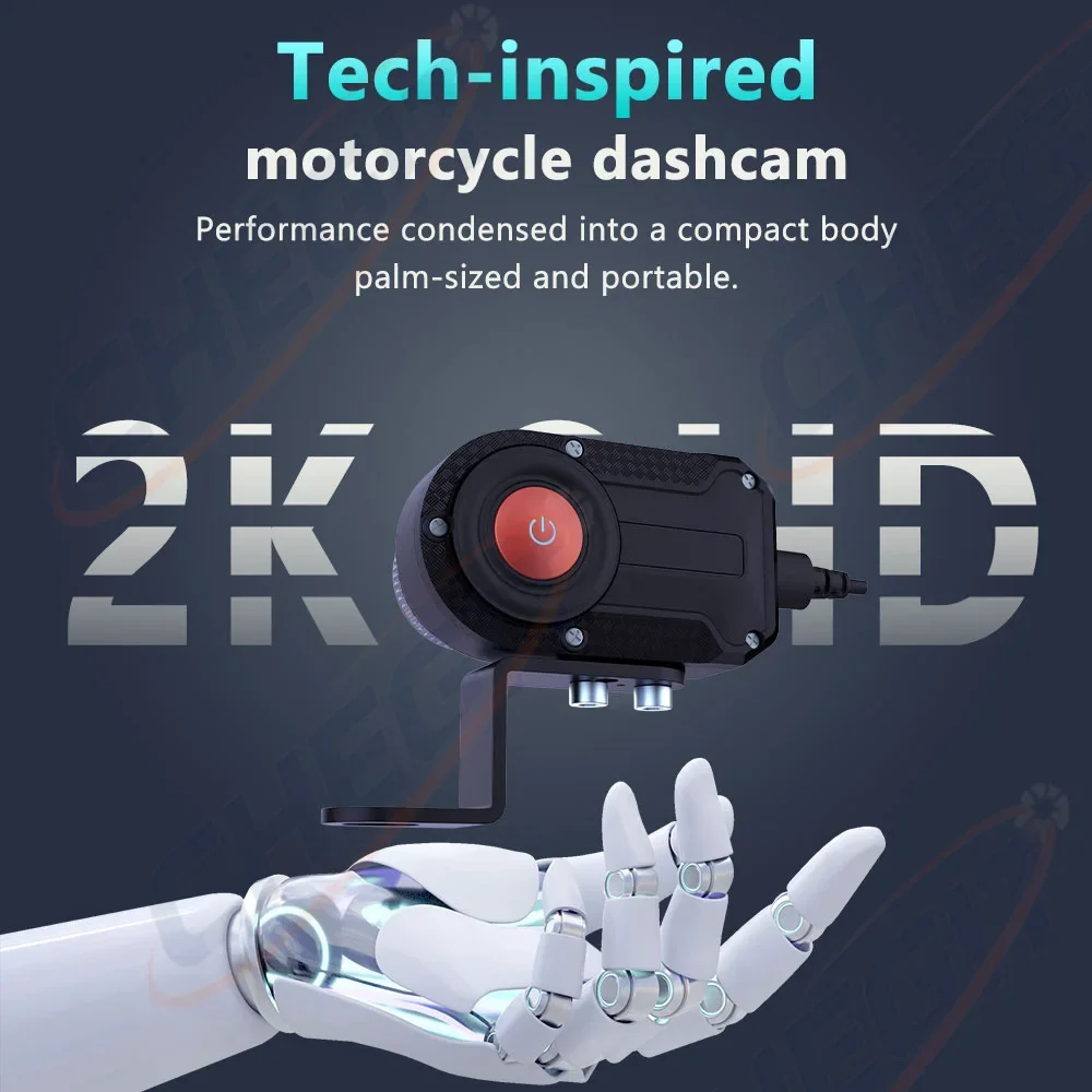 Motorcycle DVR 2K HD WiFi With - Mountain Biking Videos review and price
