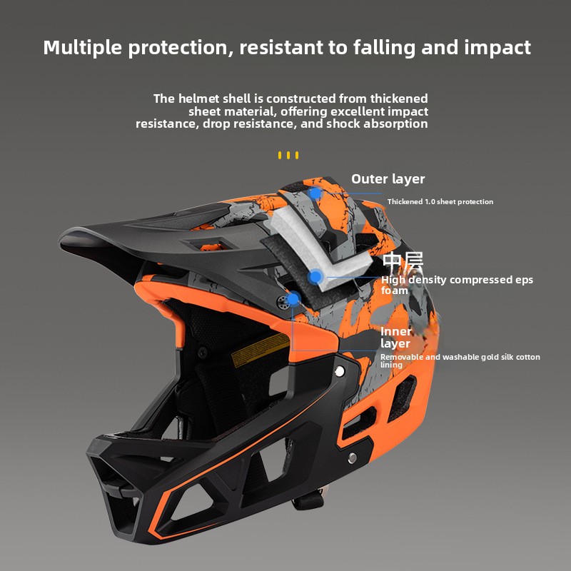 Hot Selling Mountain Bike Off- - Mountain Biking Full Face Helmet review and price