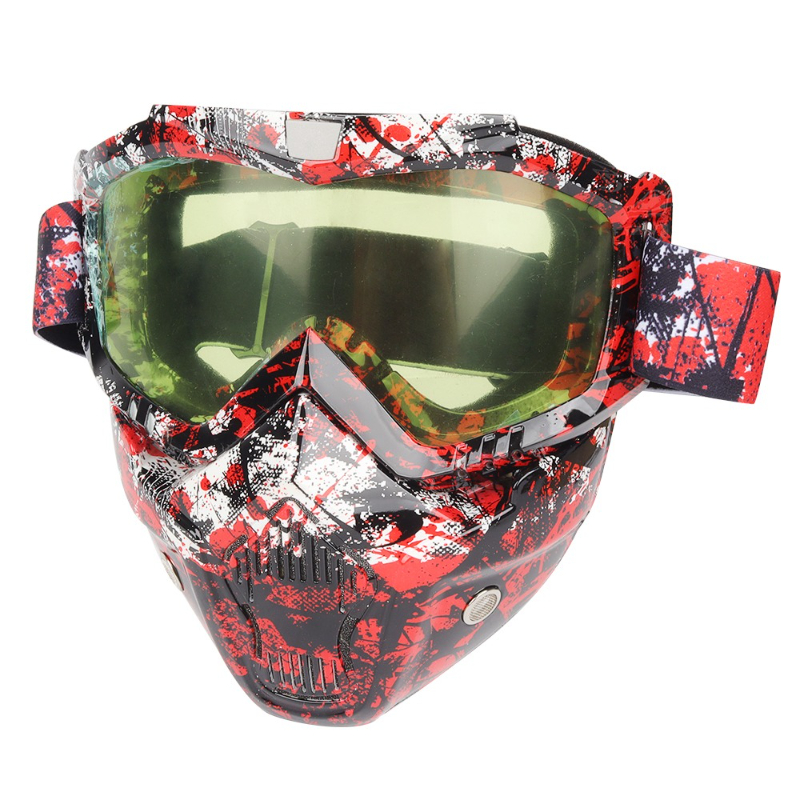Motorcycle goggles, masks, off - Mountain Biking Full Face Helmet review and price