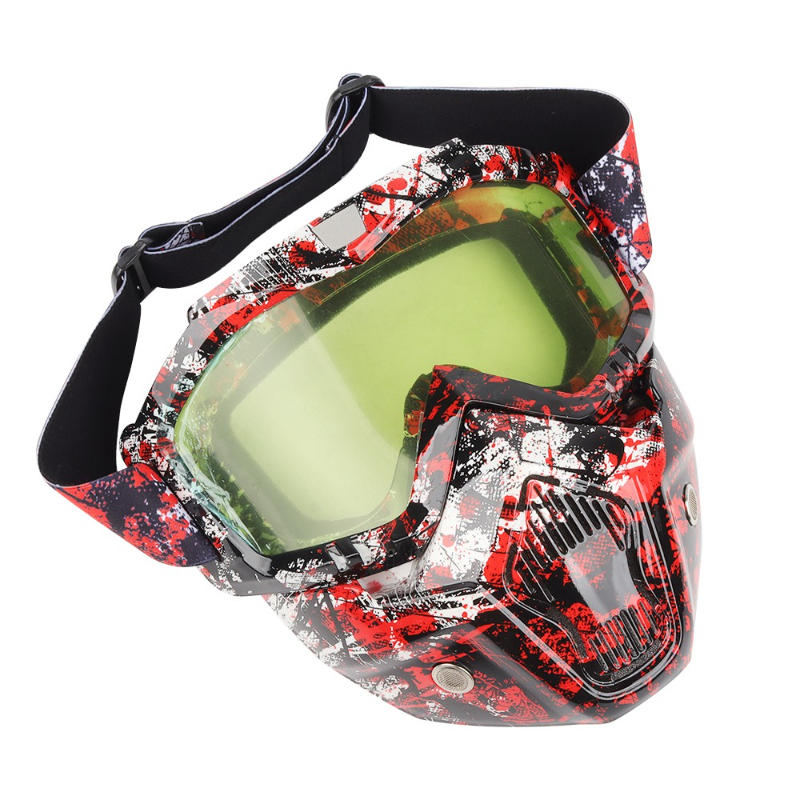 Motorcycle goggles, masks, off - Mountain Biking Full Face Helmet review and price