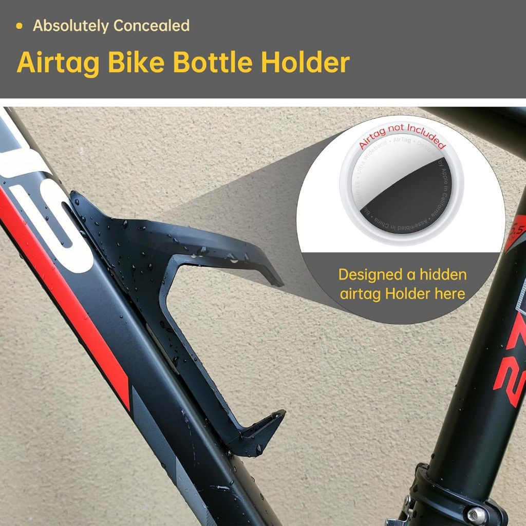 Airtag Bike Mount Hidden on Wa - Mountain Biking Water Bottle review and price
