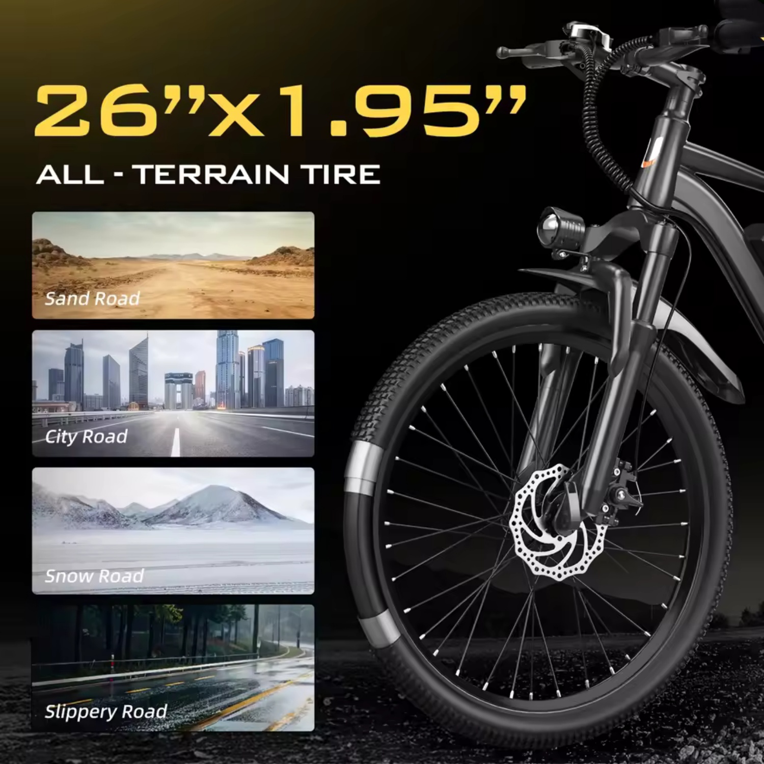 Off-Road E-bike, 500W Motor, F - Mountain Biking Trails review and price