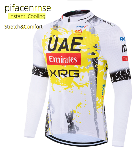 UAE Pro Cycling Jerseys Men Lo - Mountain Biking Outfit review and price