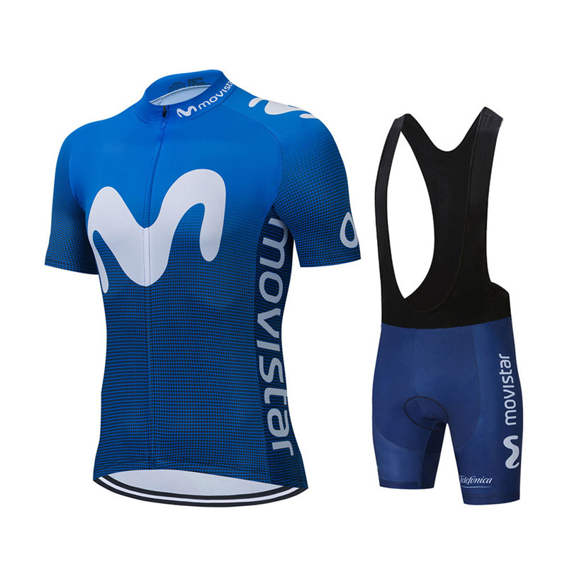 New Summer Movistar Team Cycli - Mountain Biking Uniform review and price