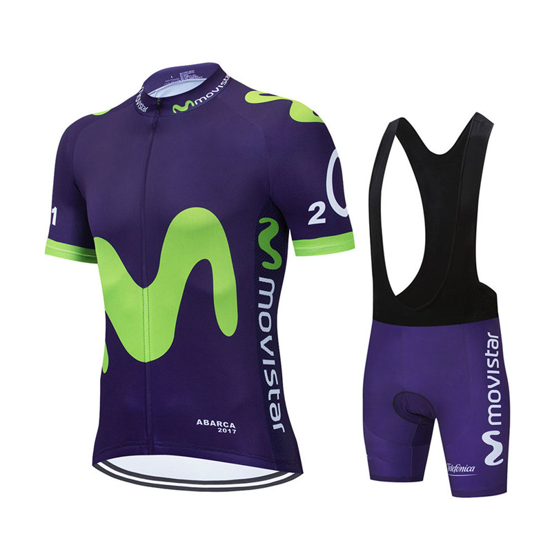 New Summer Movistar Team Cycli - Mountain Biking Uniform review and price