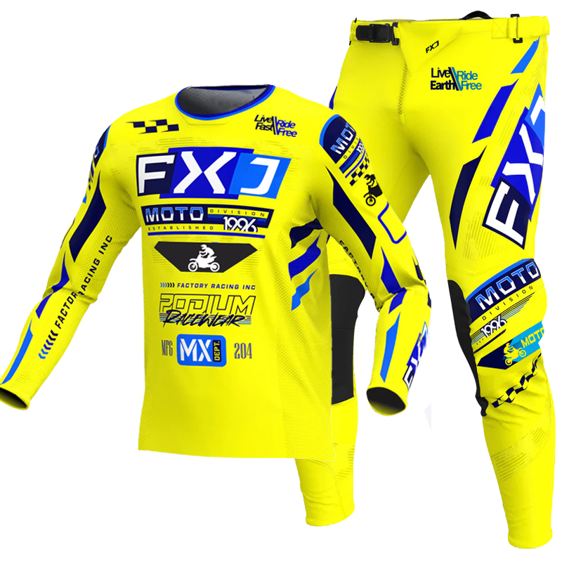 NEW FXJ yellow enduro motocros - Mountain Biking Videos review and price