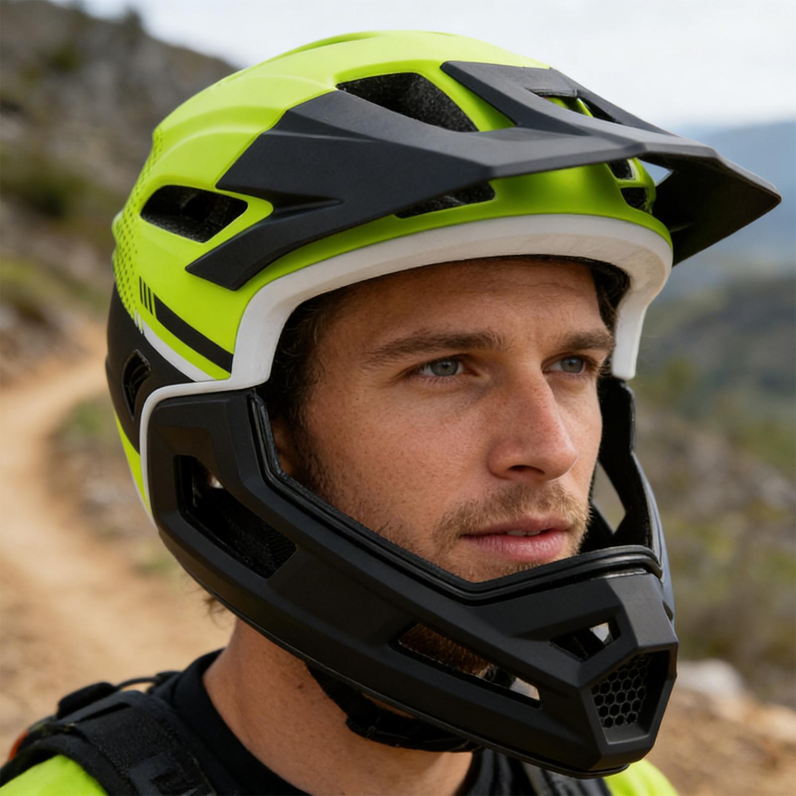 Full Face Bike Helmet Biking H - Mountain Biking Full Face Helmet review and price