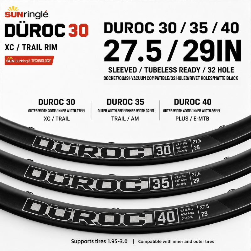 Sunringle DUROC 30 35 40 MTB R - Mountain Biking Trails review and price