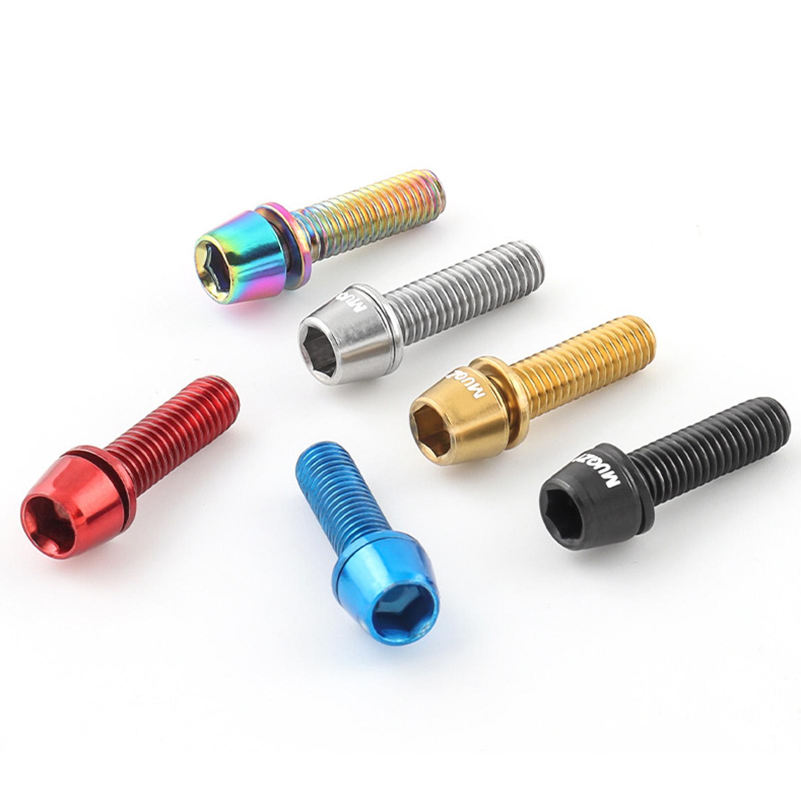 Bicycle Titanium Stem Bolts M5 - Mountain Biking Kit review and price