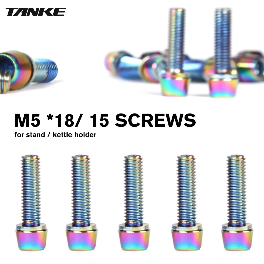 TANKE 6pcs M5 * 18 15mm Bolt S - Mountain Biking Water Bottle review and price