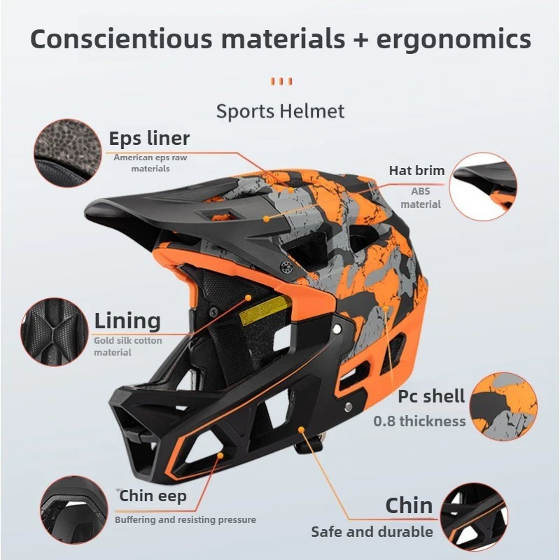 New Adult Full Face Mountain B - Mountain Biking Full Face Helmet review and price