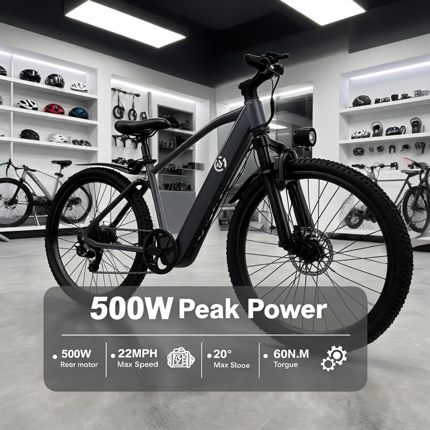 Rough Terrain E-Bike, Mountain - Mountain Biking Trails review and price