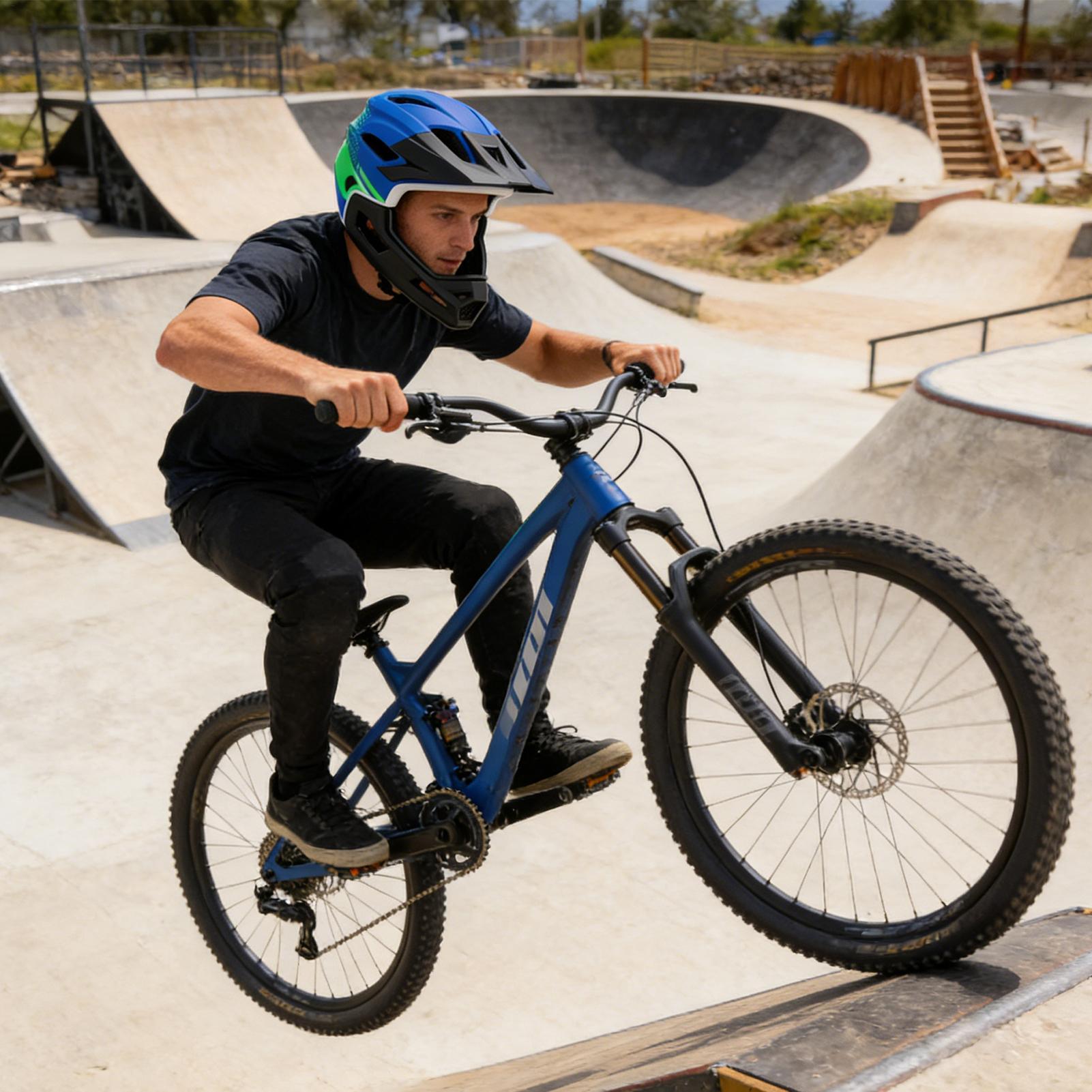 Bike Helmet Full Face Cycling  - Mountain Biking Full Face Helmet review and price