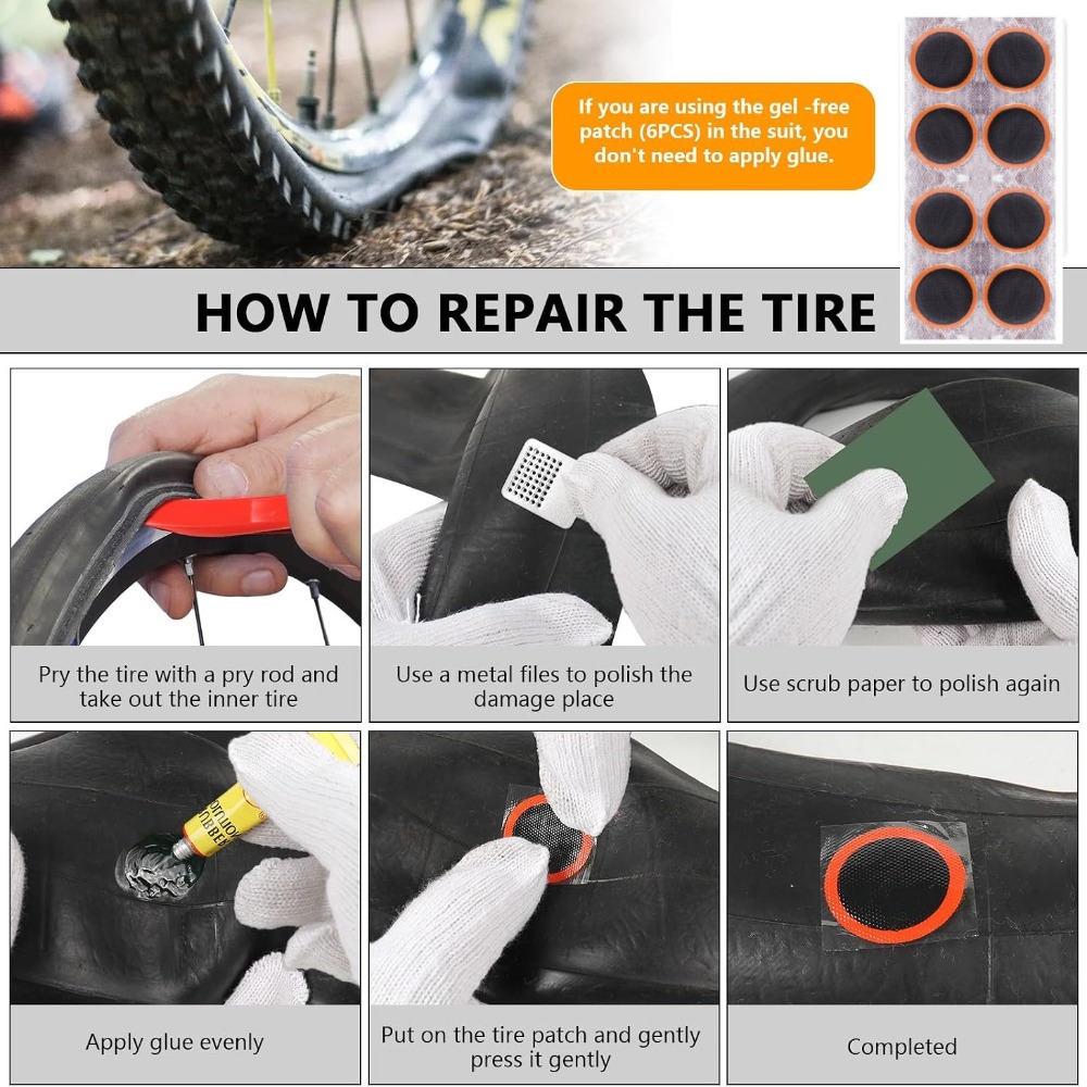 Bike Tire Repair Kit,Bicycle I - Mountain Biking Kit review and price